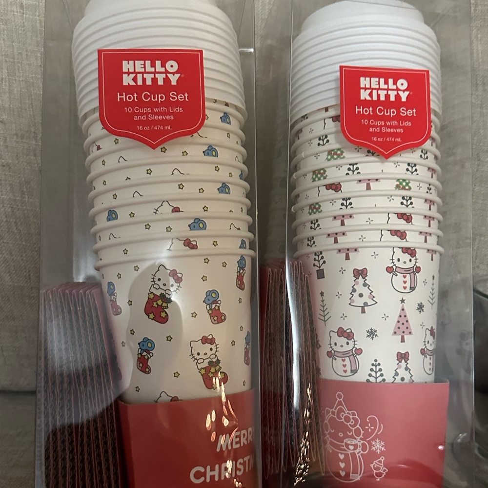 Hello kitty hot cups set of 2